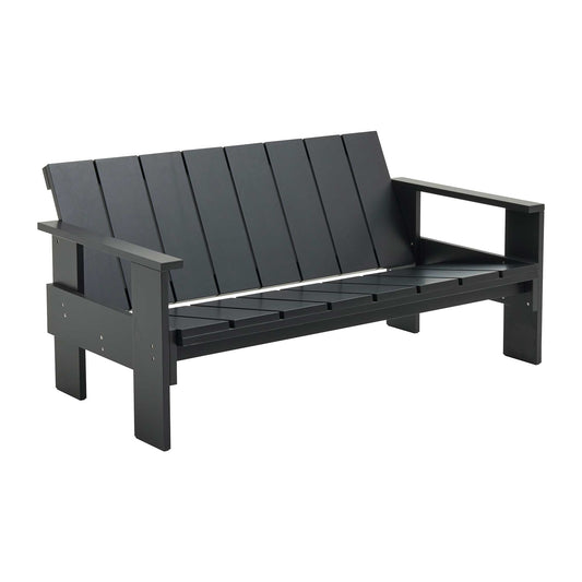 Crate Garten Lounge Sofa Schwarz