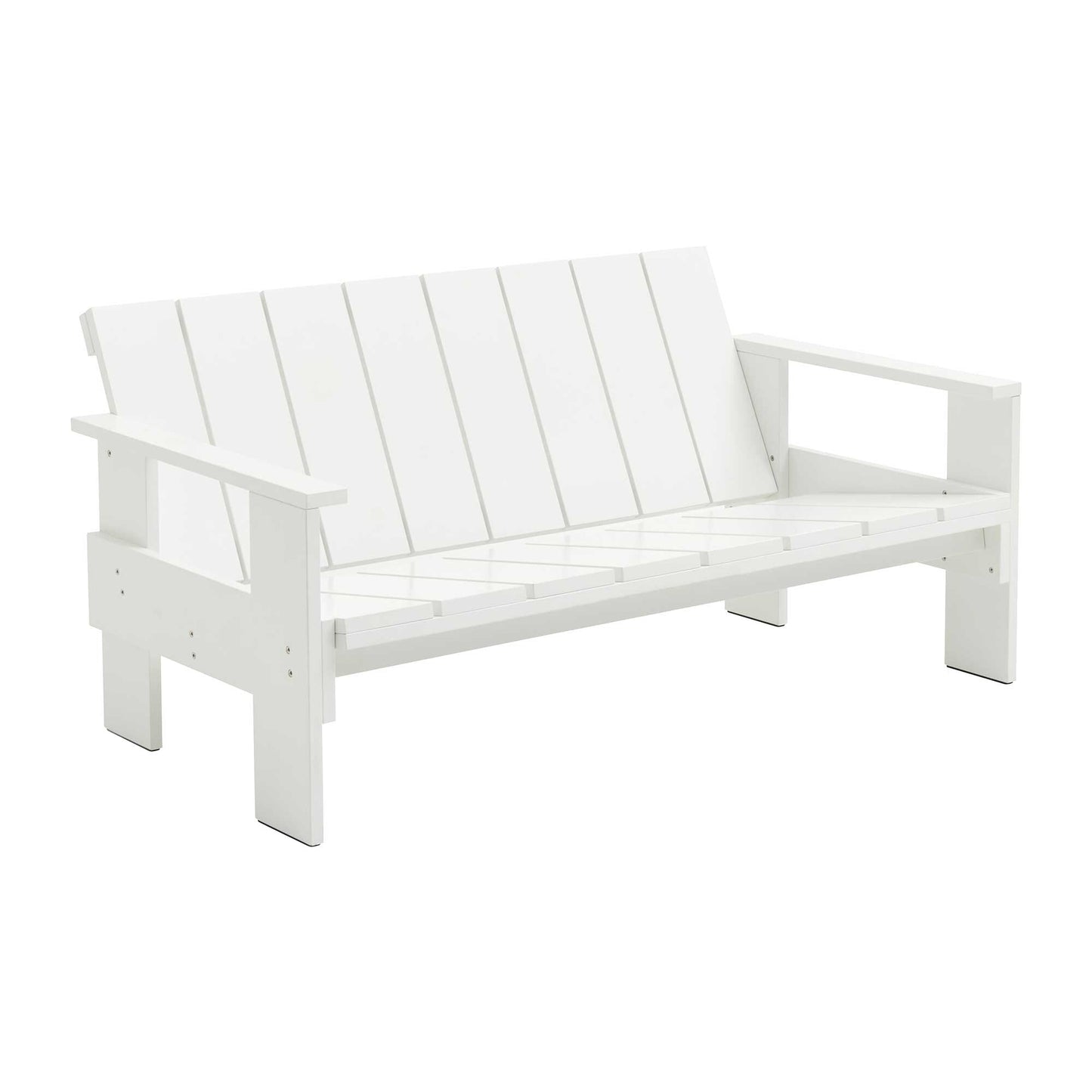 Crate Garten Lounge Sofa Weiß