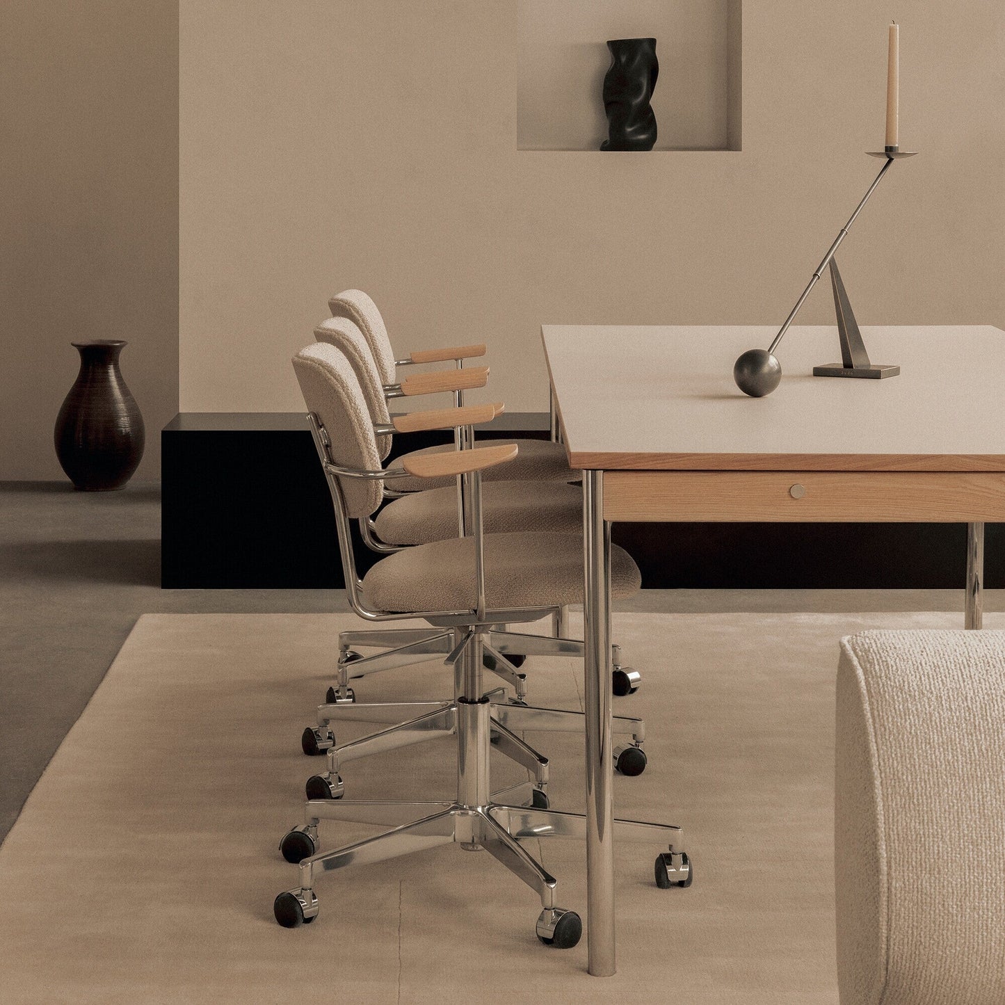 Co Schreibtisch 140x70cm Schwarz