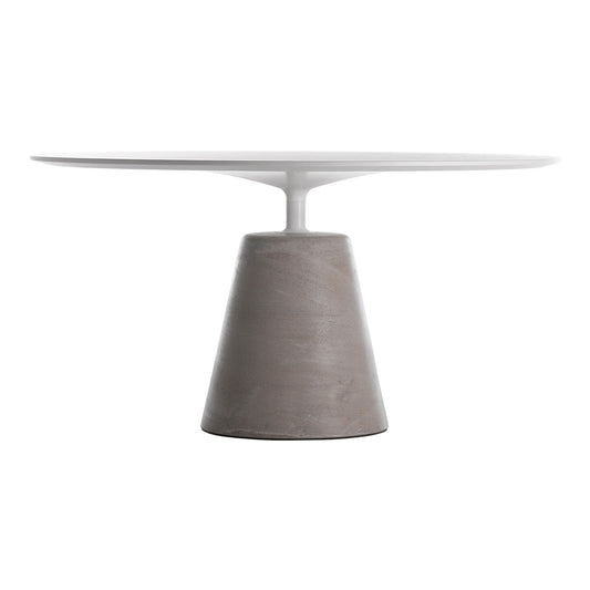 Rock Esstisch Ø 140cm MDF Natur