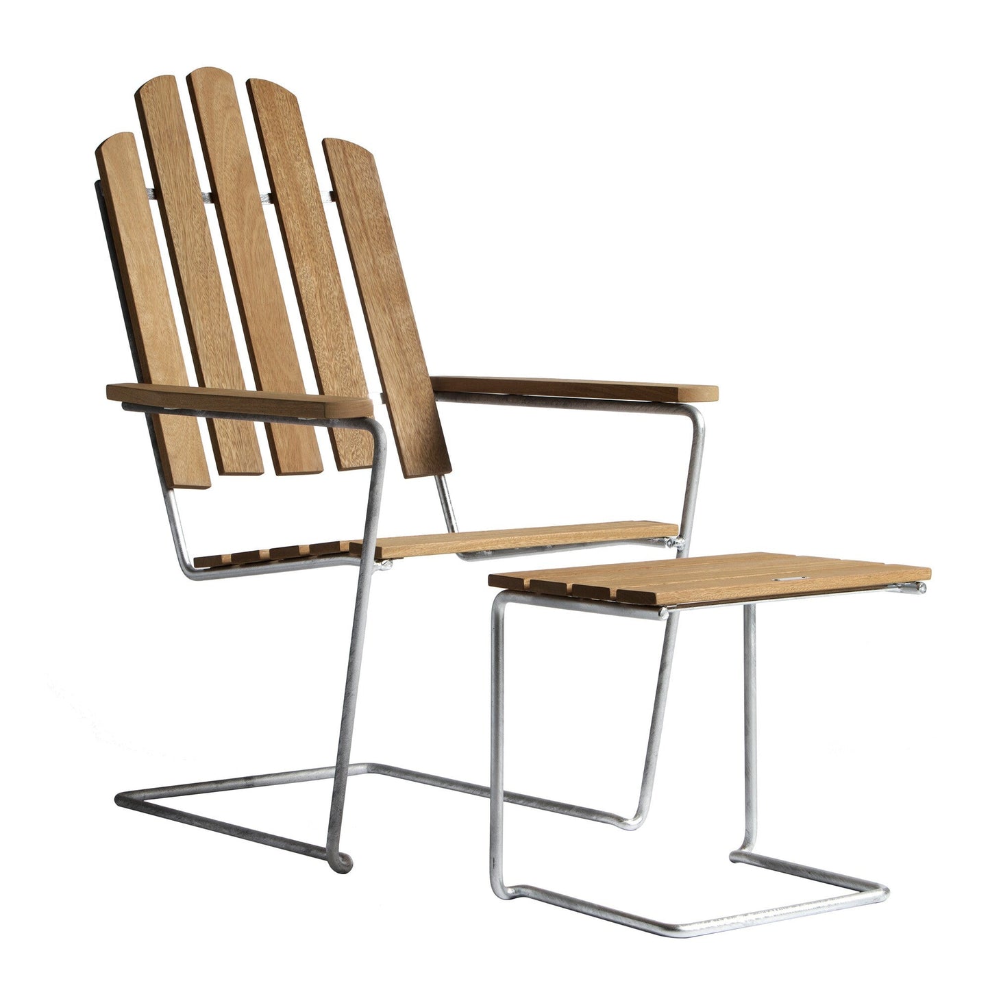 A3 Garten Fußhocker Teak