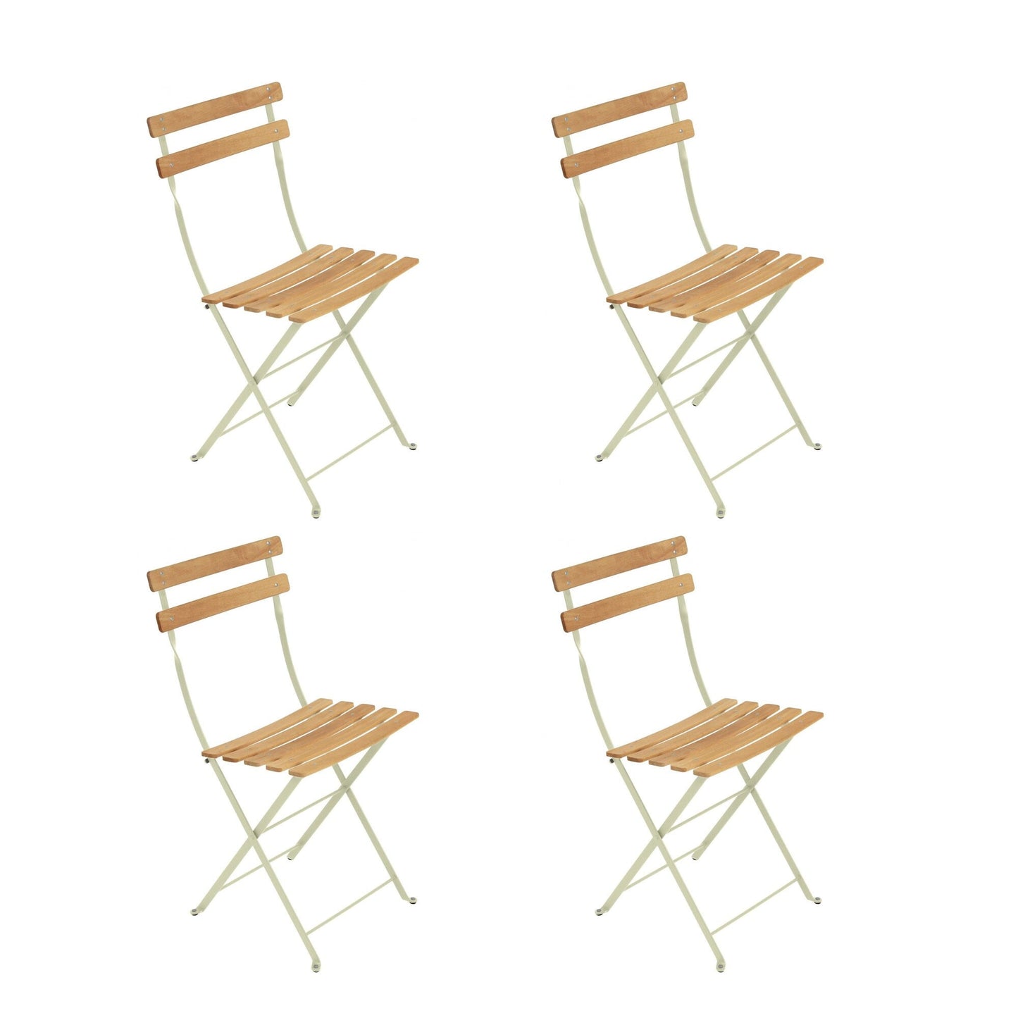 Bistro Naturel Klappstuhl 4er Set Natur