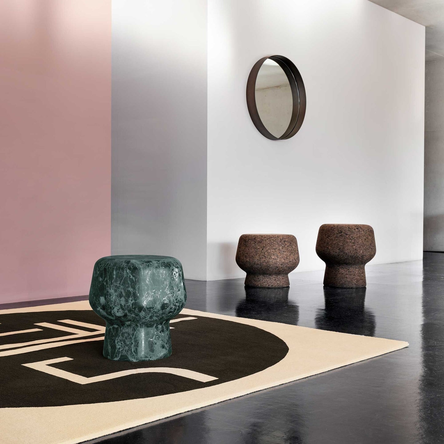 Corker No.1 Hocker Marmor Natur