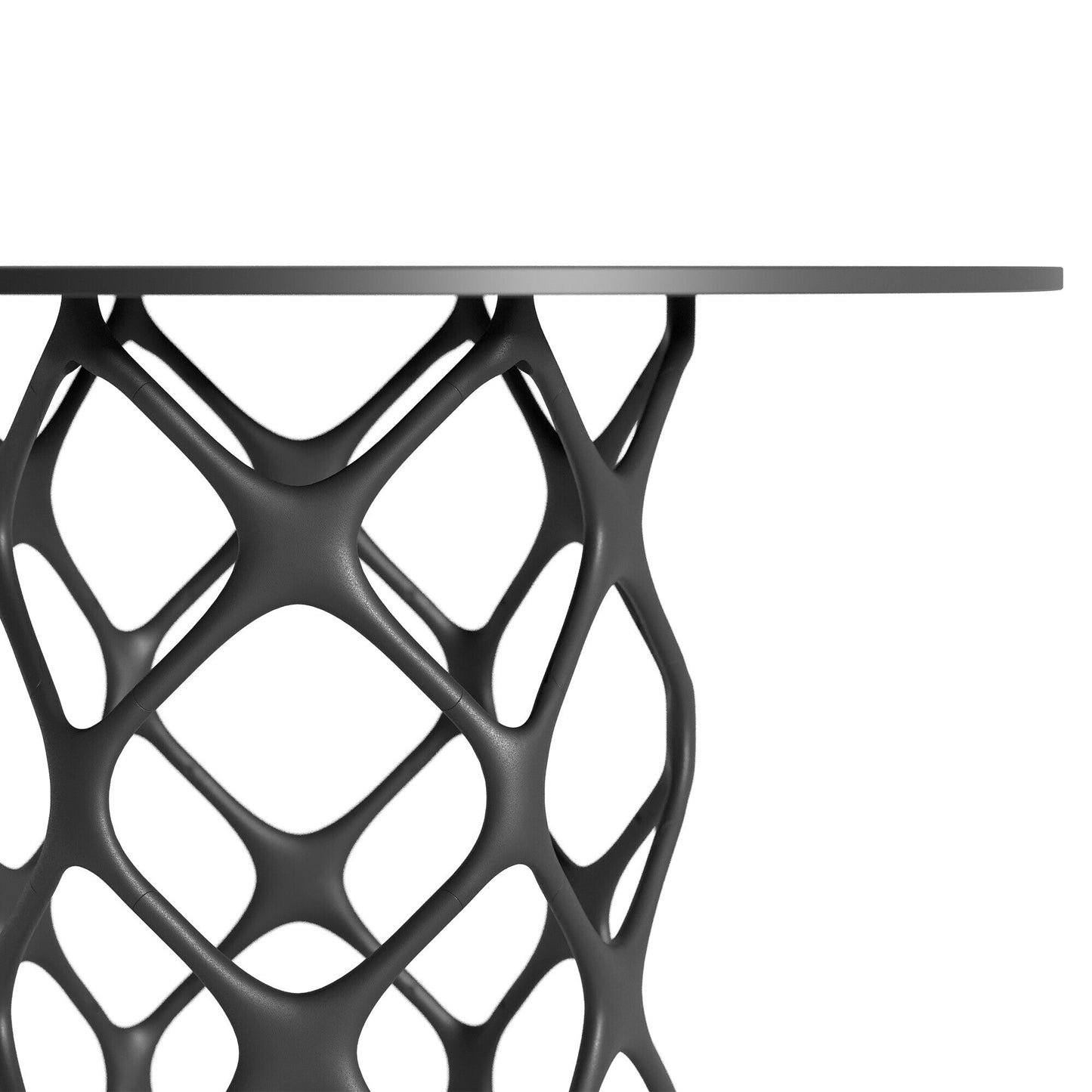 X System Tisch Ø 80cm Schwarz