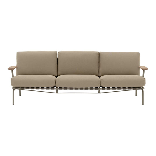 Settle Outdoor 3-Sitzer Sofa Taupe