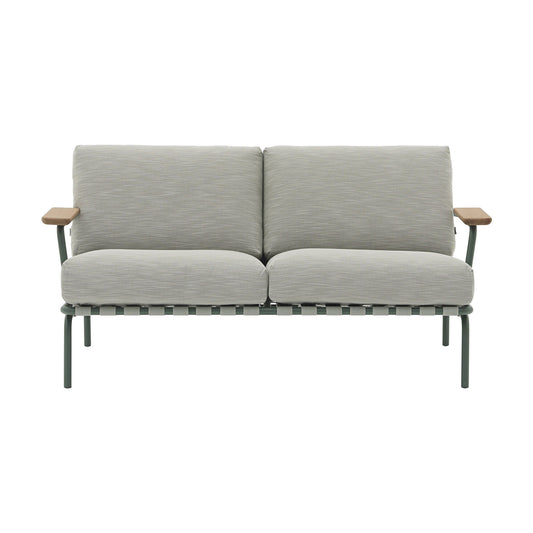 Settle Outdoor 2-Sitzer Sofa Dunkelgrün