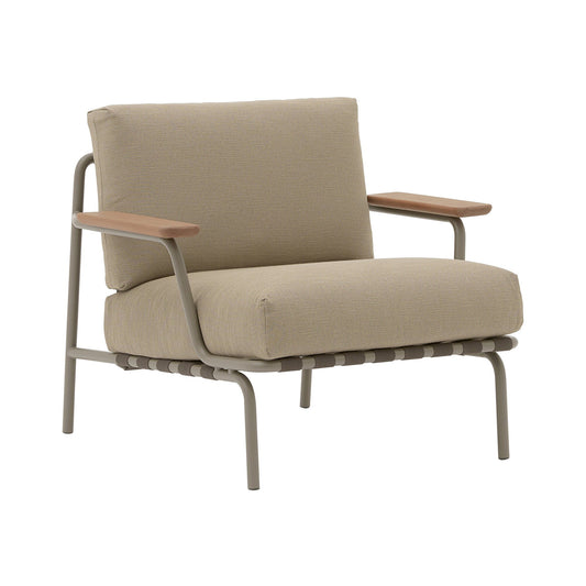 Settle Outdoor Lounge Chair Taupe