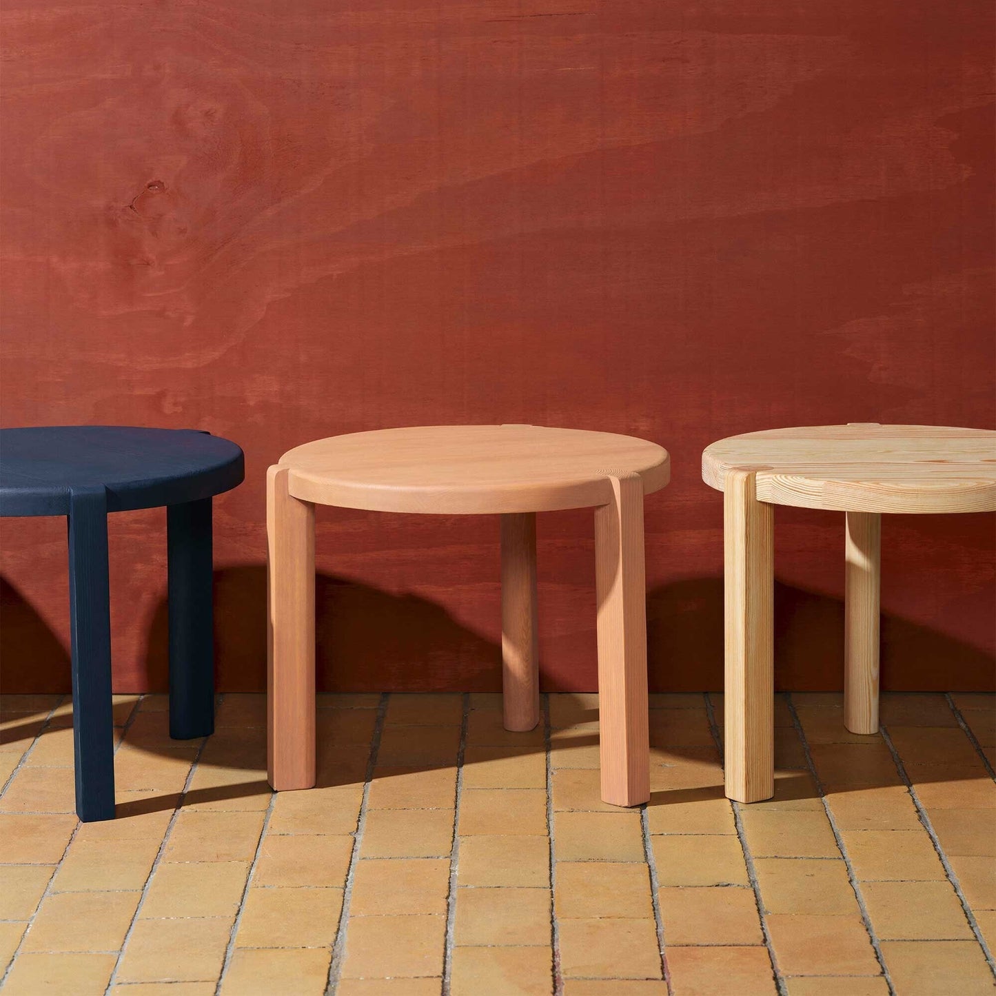 D108 Ragnesminde Couchtisch Ø 48cm Schwarz