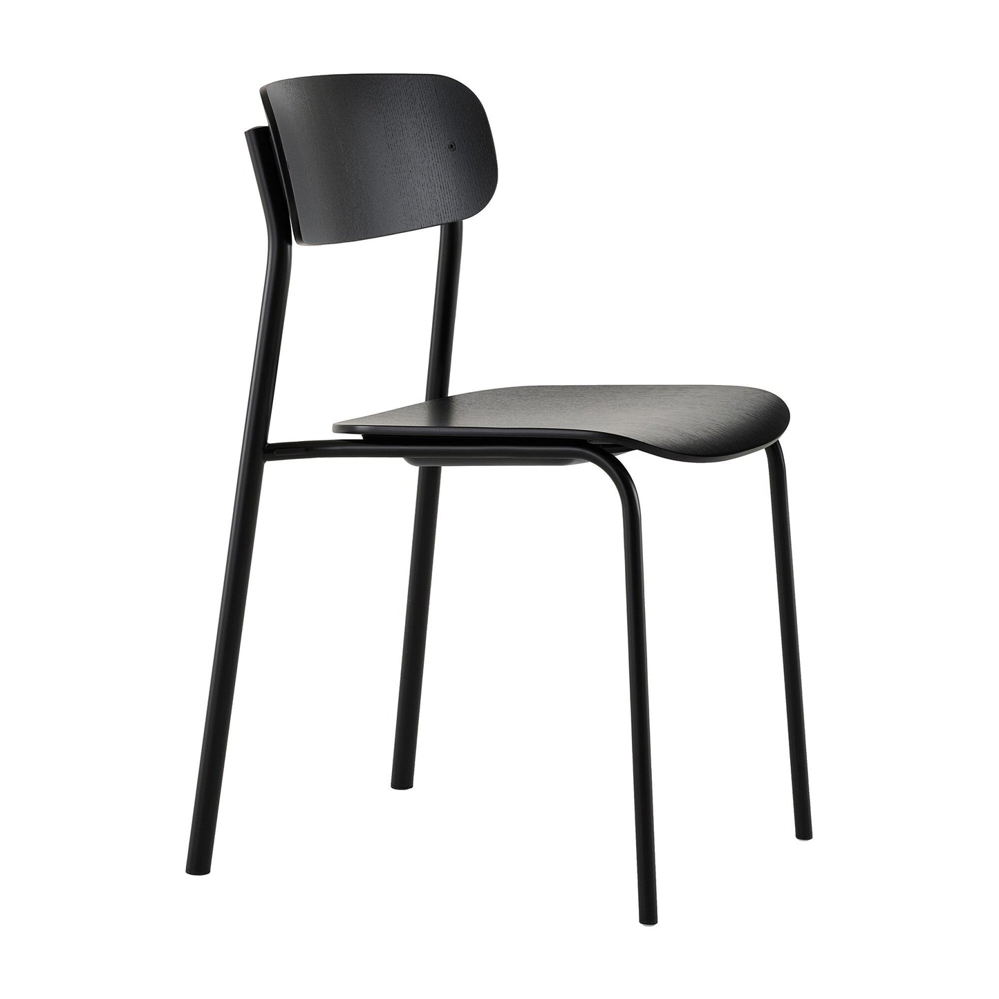 S 243 Stuhl Monochrom Schwarz