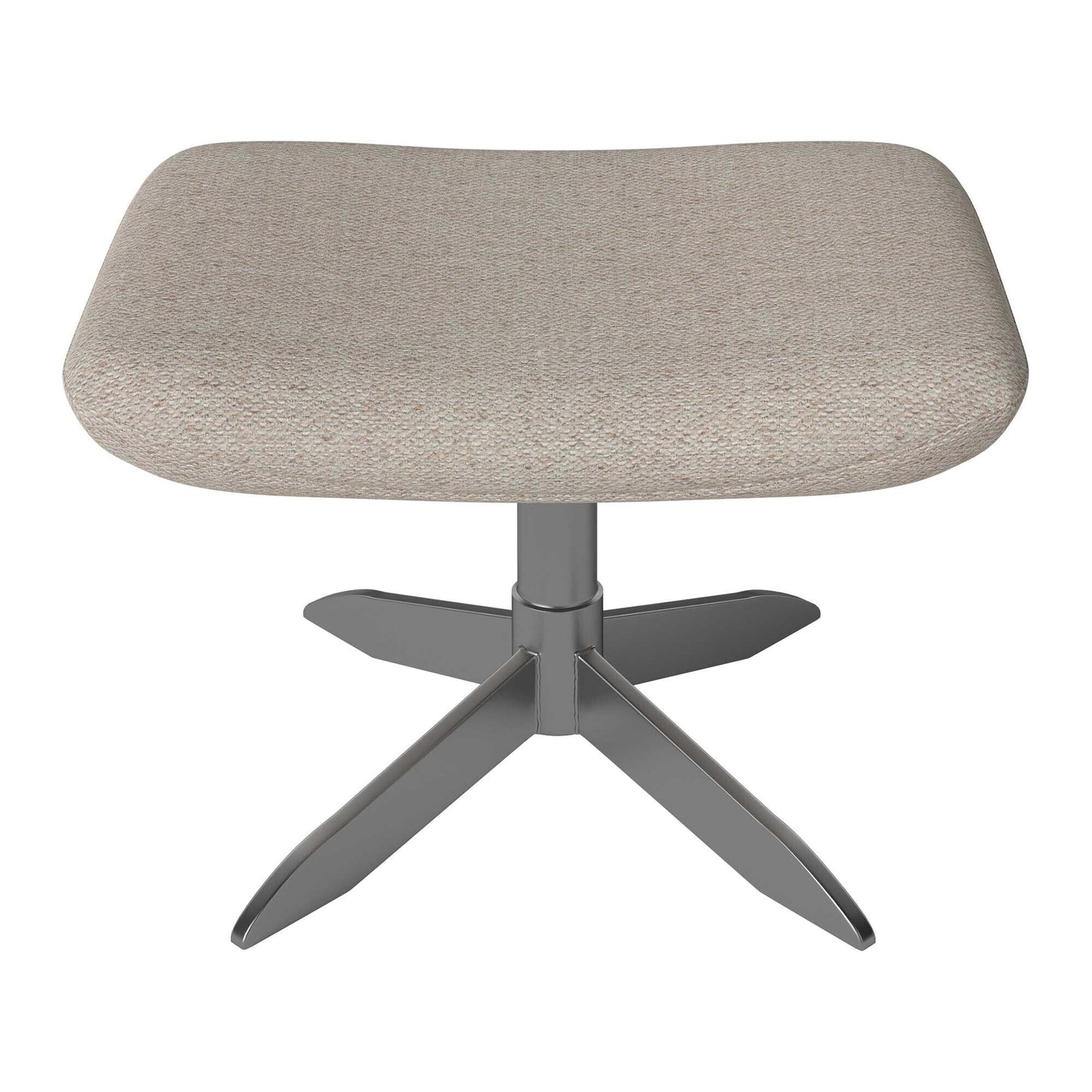 Saga Hocker Gestell satin