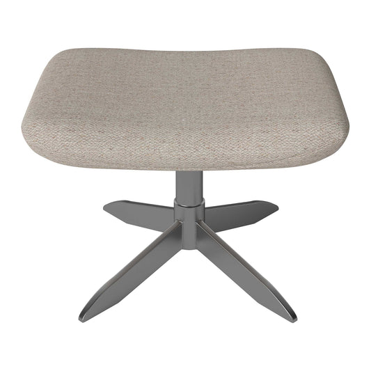 Saga Hocker Gestell satin