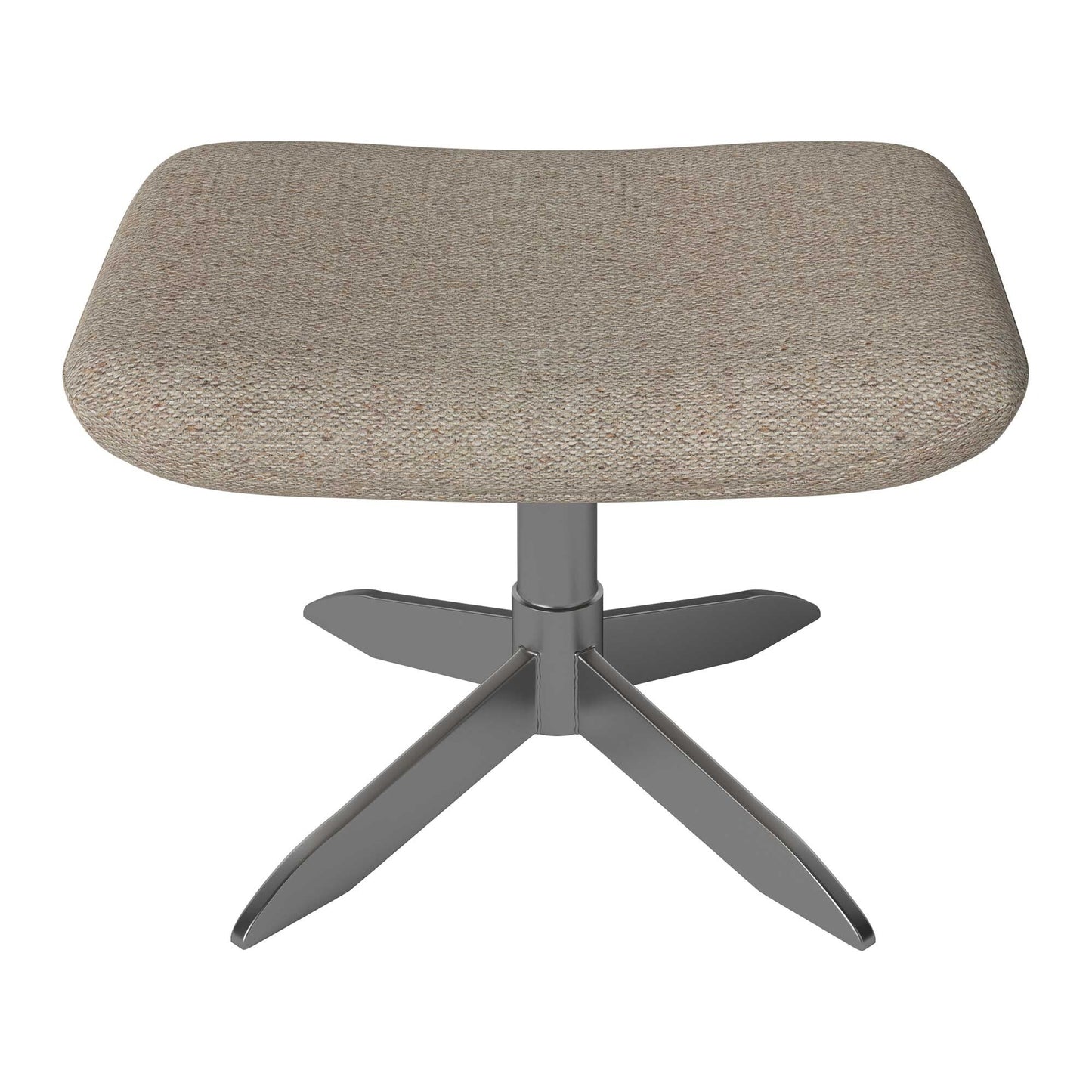 Saga Hocker Gestell satin
