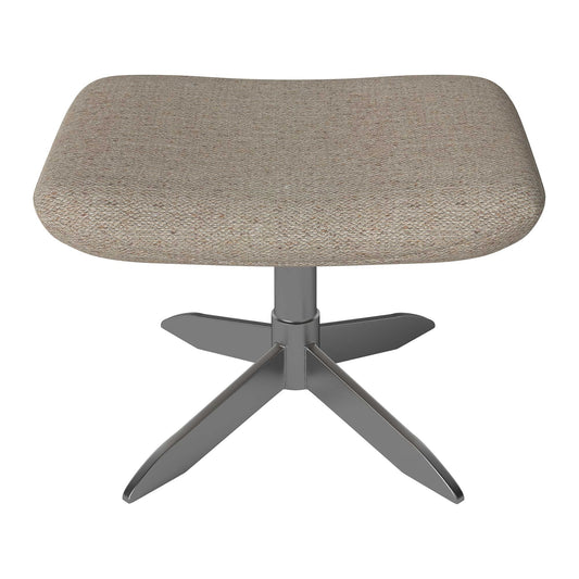 Saga Hocker Gestell satin