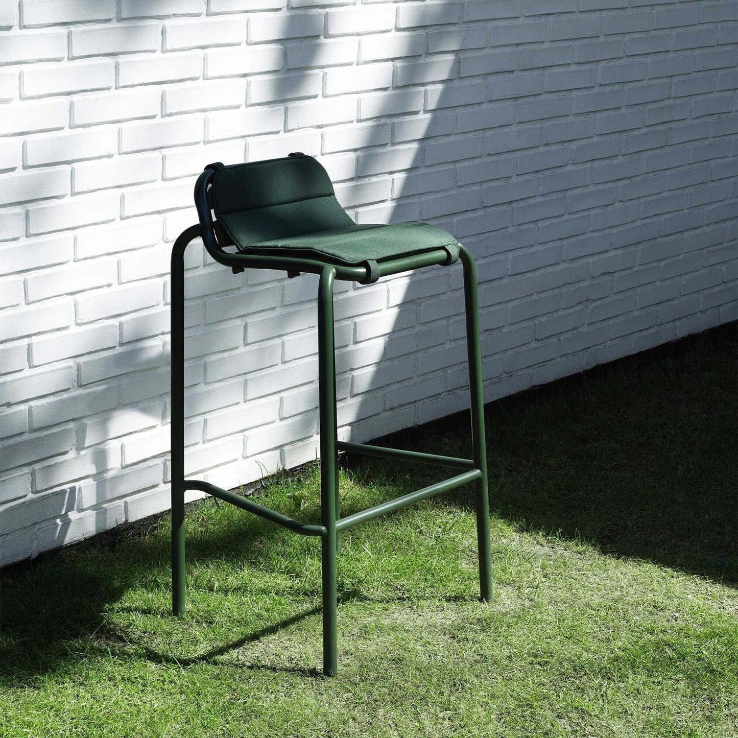 Vig Gartenbarstuhl Holz 75cm Schwarz