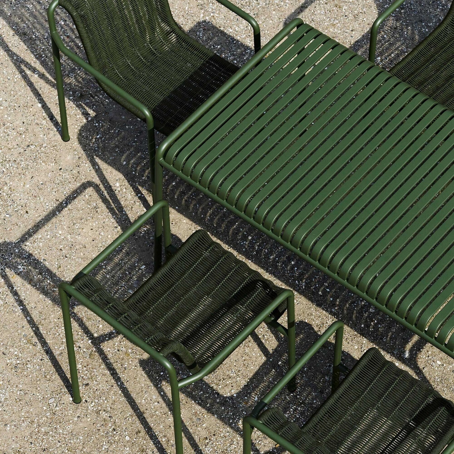 Palissade Cord Dining Chair Weiß