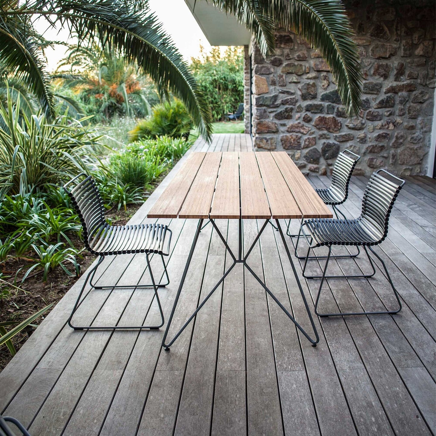 Click Outdoor Stuhl Schwarz