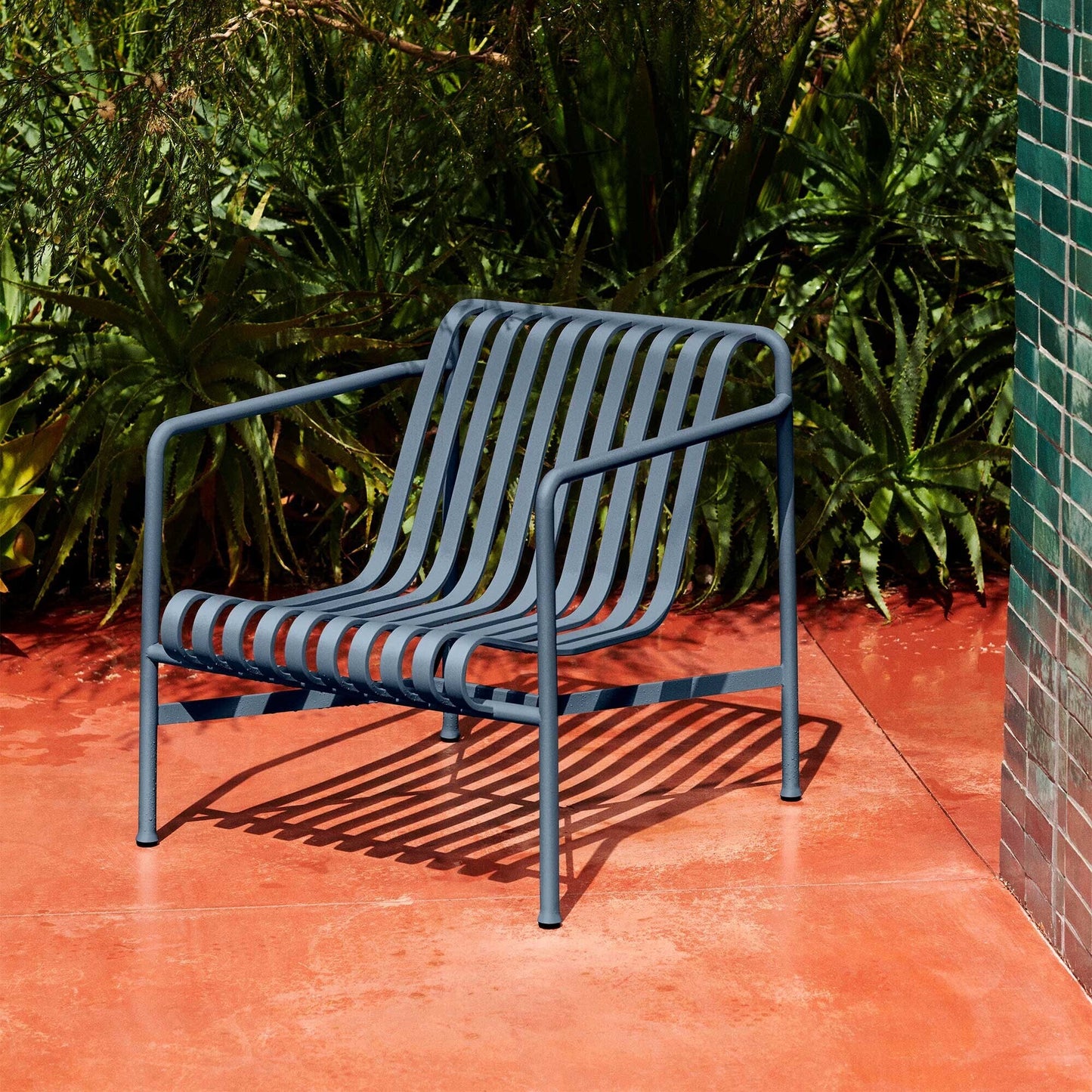 Special Edition 2025 Palissade Garten Loungesessel mit niedriger Rückenlehne Schwarz
