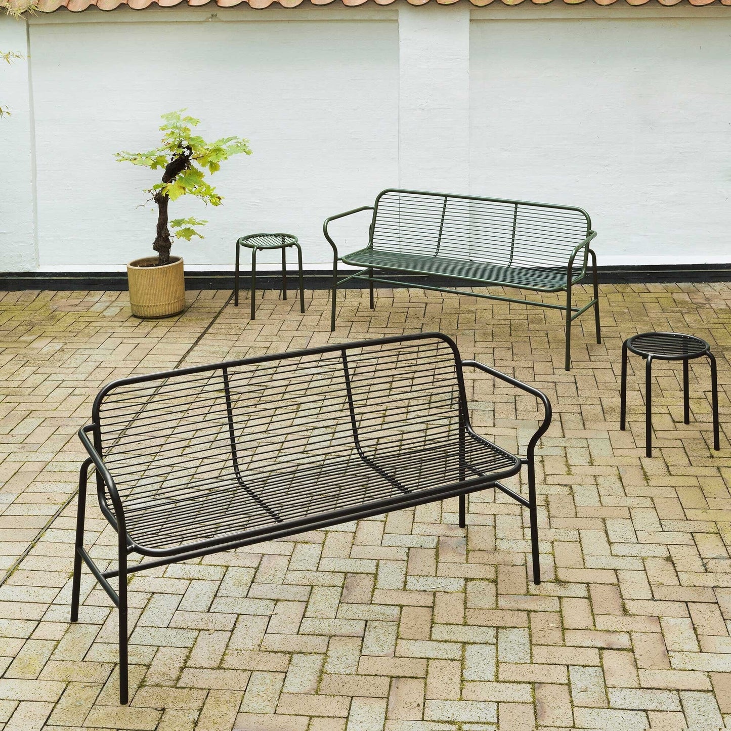 Vig Dining Gartenbank Schwarz