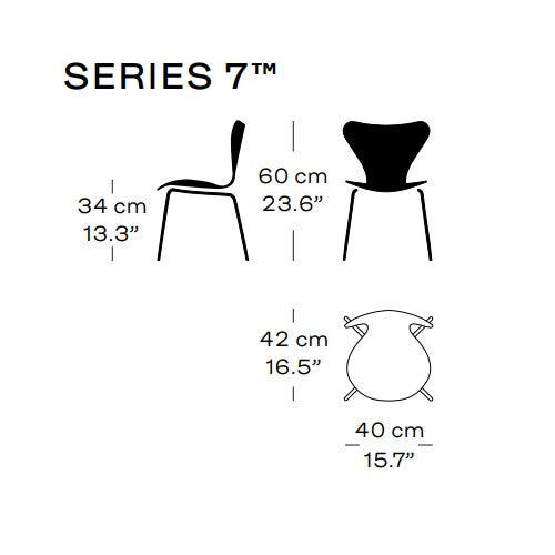 Serie 7™ Kinderstuhl verchromt