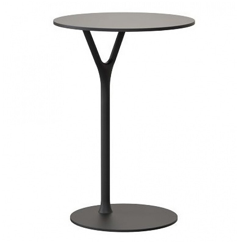 Wishbone Beistelltisch H 65cm Schwarz