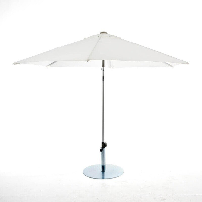 Elba Sonnenschirm rund Weiß