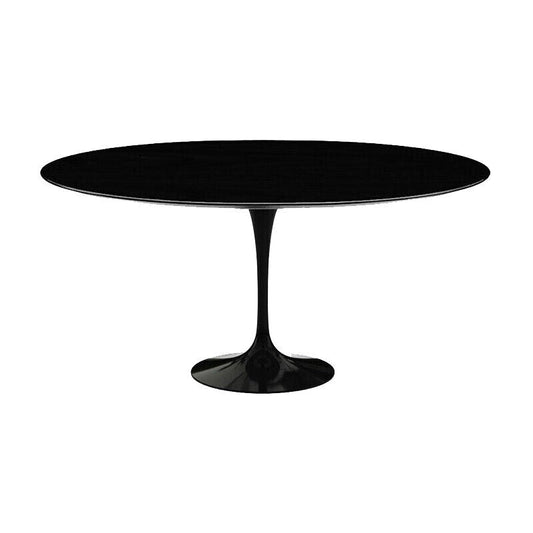Saarinen Esstisch Ø137cm Schwarz