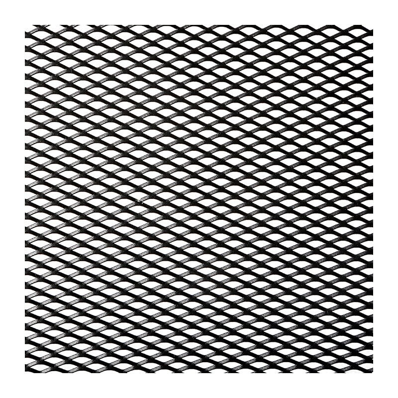 Slim Irony Triplet Beistelltisch 31x31cm mit Streckmetallgitter Schwarz