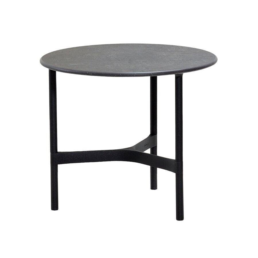 Twist Garten-Beistelltisch Ø 45cm Schwarz