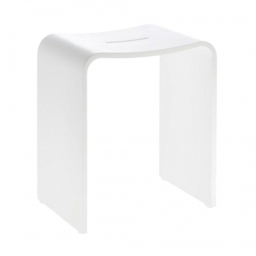 Stone Stool Duschhocker Weiß