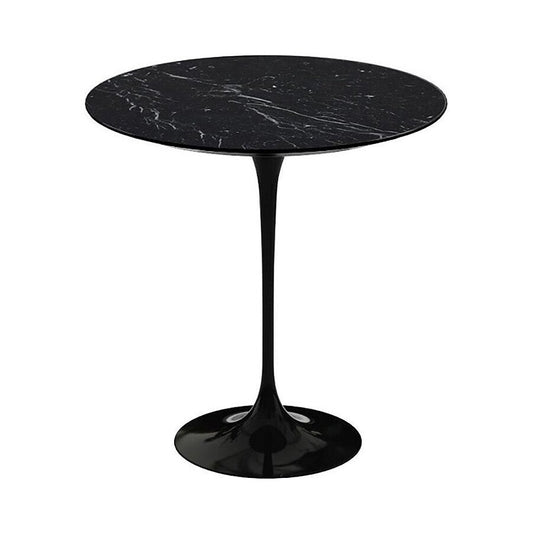 Saarinen Beistelltisch Ø 51cm Marmor Schwarz