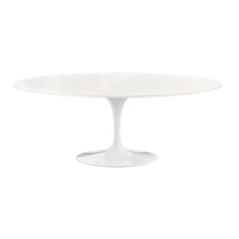 Saarinen Gartentisch Oval 198cm Weiß