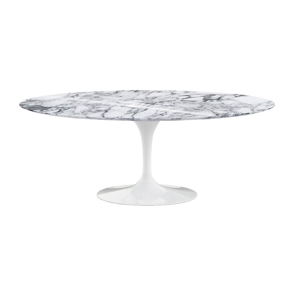 Saarinen Esstisch oval 198cm Marmor Schwarz