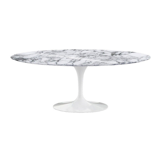 Saarinen Esstisch oval 198cm Marmor Schwarz