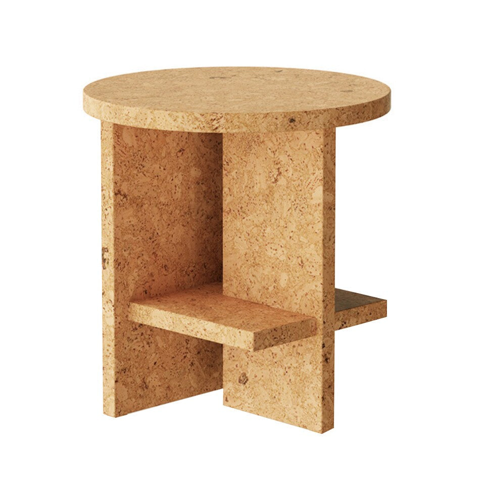Tee Beistelltisch Kork Natur