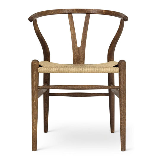 CH24 Wishbone Chair Gestell Eiche Schwarz