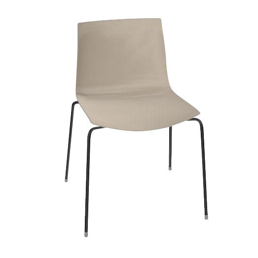 Catifa 46 0251 Stuhl einfarb. Gestell schwarz Schwarz