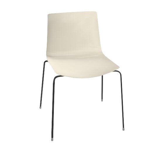 Catifa 46 0251 Stuhl einfarb. Gestell schwarz Schwarz