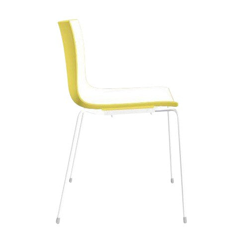 Catifa 46 0251 Stuhl zweifarbig Gestell weiß Weiß