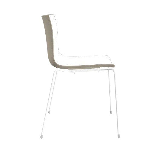 Catifa 46 0251 Stuhl zweifarbig Gestell weiß Weiß