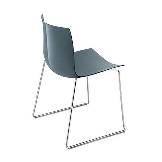 Catifa 46 0278 Stuhl einfarbig Kufe Chrom Natur
