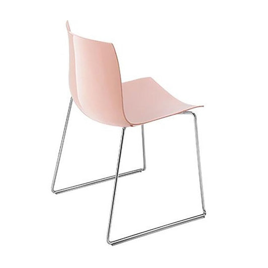 Catifa 46 0278 Stuhl einfarbig Kufe Chrom Natur
