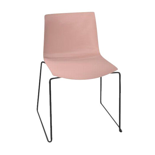Catifa 46 0278 Stuhl einfarbig Kufe schwarz Schwarz