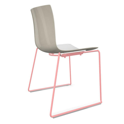 Catifa 46 0278 Stuhl zweifarbig Kufe farbig Weiß
