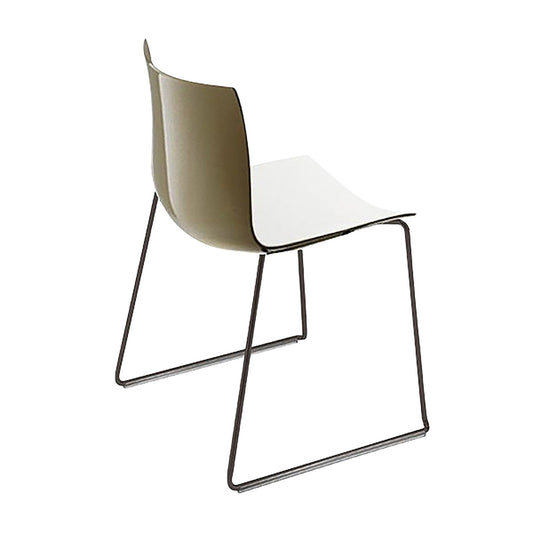 Catifa 46 0278 Stuhl zweifarbig Kufe schwarz Schwarz