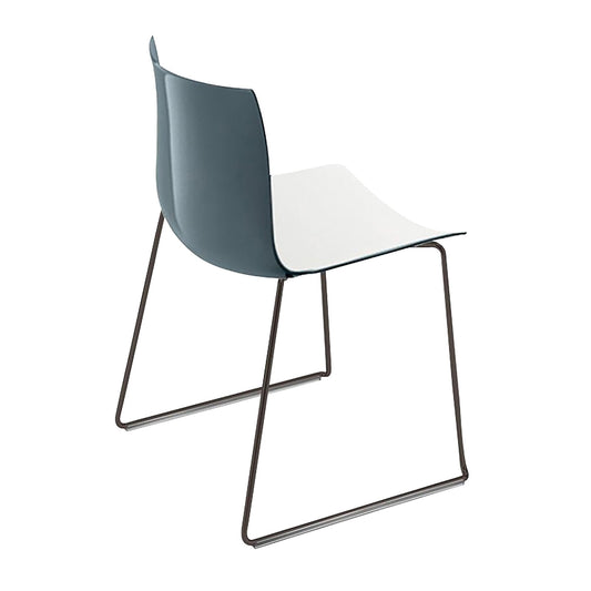 Catifa 46 0278 Stuhl zweifarbig Kufe schwarz Schwarz