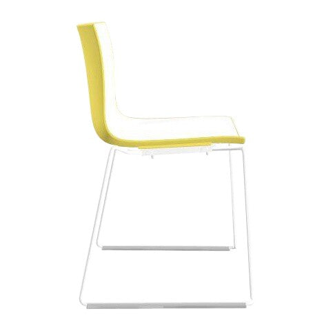 Catifa 46 0278 Stuhl zweifarbig Kufe weiß Weiß