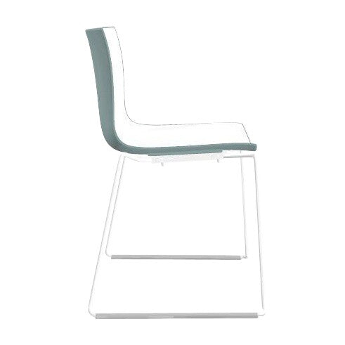 Catifa 46 0278 Stuhl zweifarbig Kufe weiß Weiß