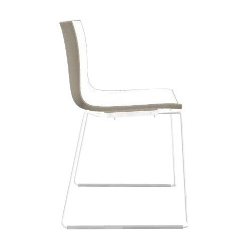 Catifa 46 0278 Stuhl zweifarbig Kufe weiß Weiß