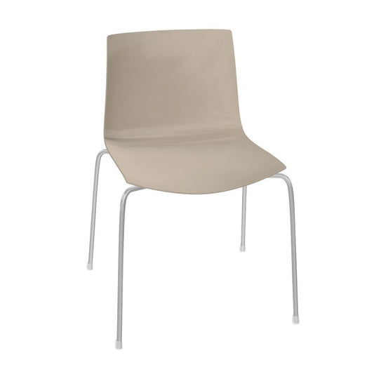Catifa 46 Stuhl einfarbig Gestell Chrom