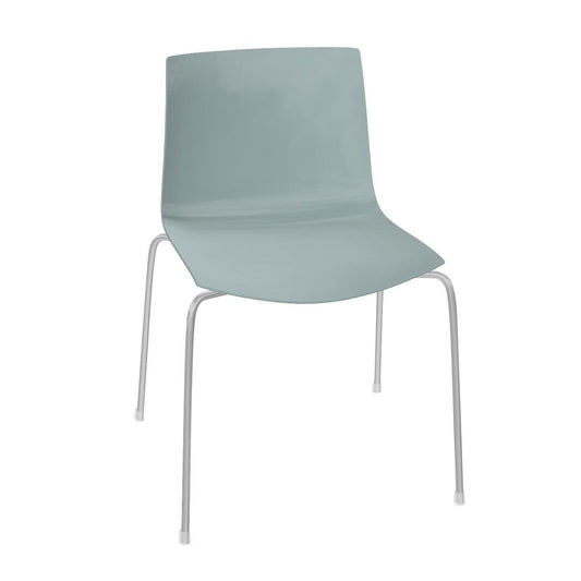 Catifa 46 Stuhl einfarbig Gestell Chrom